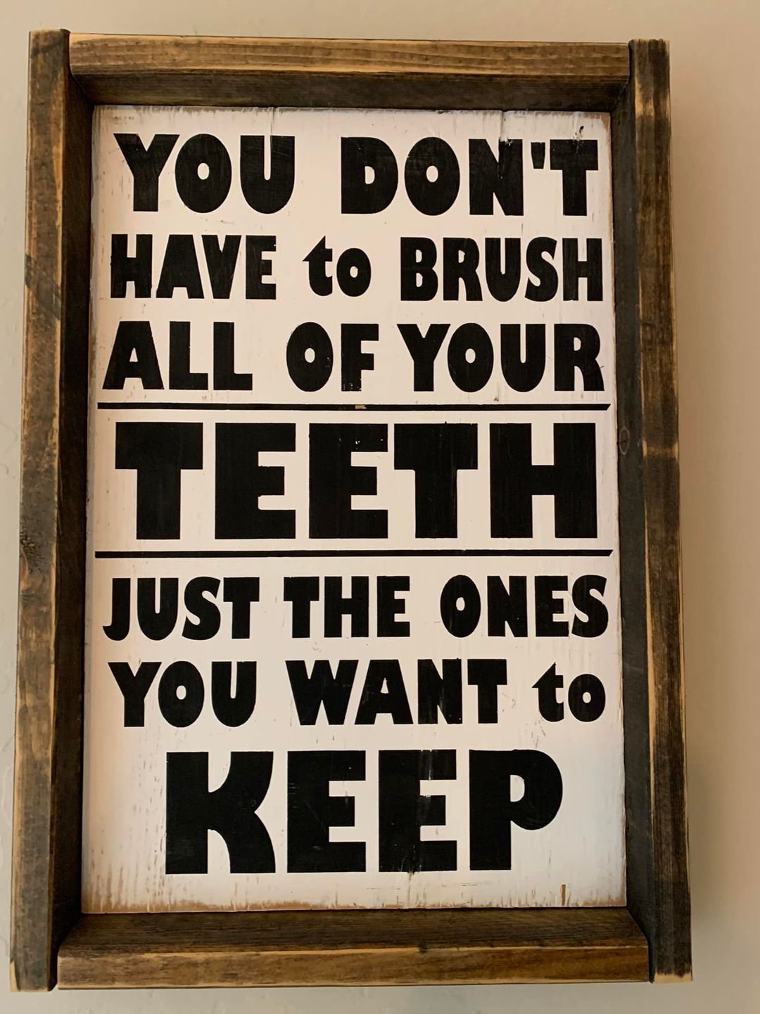 brush teeth