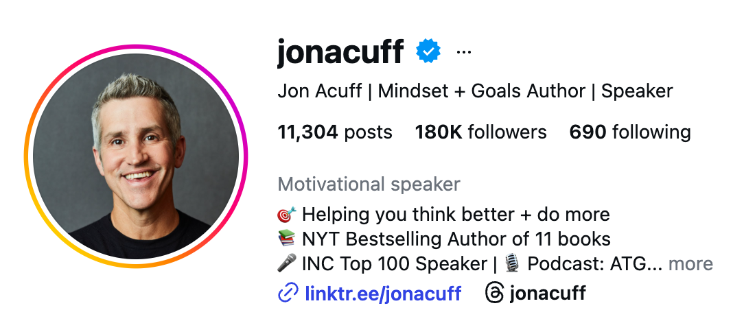mindset + goals author